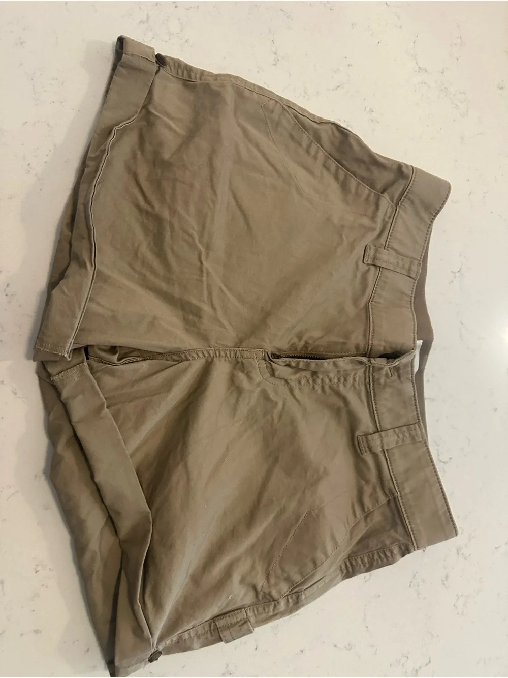 Boston Traders Women's Athletic Shorts in Tan
